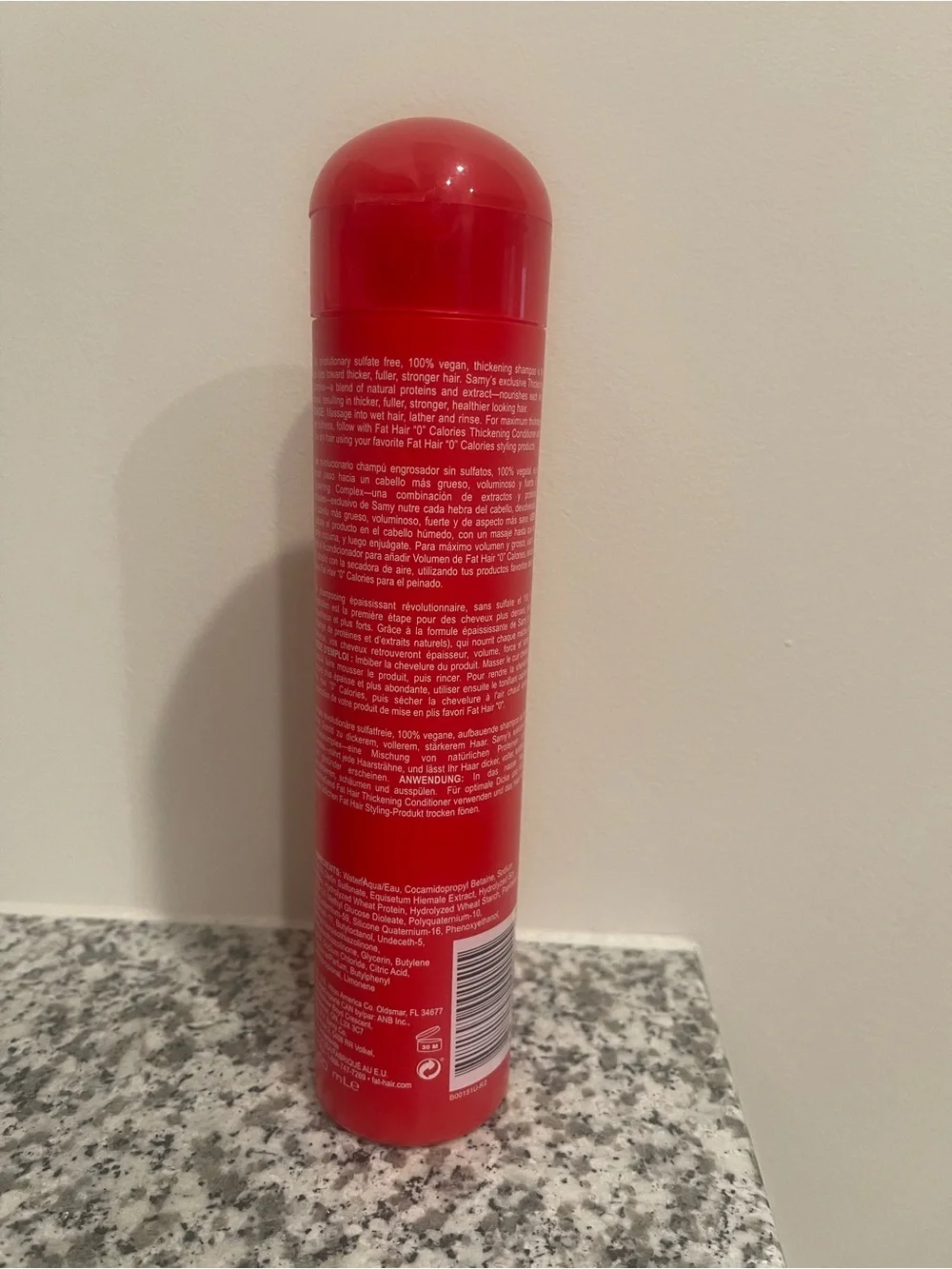 Samy Fat Hair Thickening Shampoo, Lot of 2, 10oz